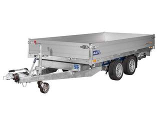 Saris Kipperanhänger K3 - 356 x 184 cm Ladefläche - vorn links