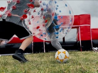bubble ball spieler aufblasbares spielprodukt