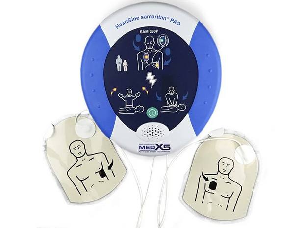 HeartSine Defibrillator 360P und Pads