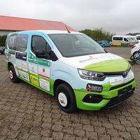 Folierter gesponsorter Toyota Proace City für das Kath. Pfarramt St. Jakob Lenggries