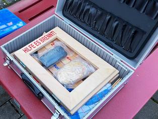 Ausbildungskoffer Set Feuerwehr "Hilfe es brennt"