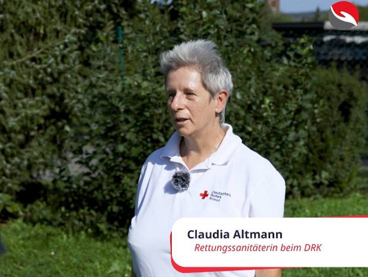 Claudia Altmann - Rettungssanitäterin beim Deutschen Roten Kreuz