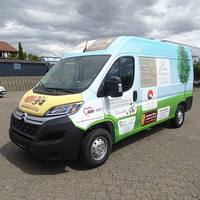 Folierter gesponsorter Citroen Jumper KaWa L2H2 für den AWO Kreisverband Mecklenburg-Strelitz gGmbH
