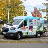 Folierter gesponsorter Ford Transit für das Tatenwerk des St. Josefs-Stifts Eisingen