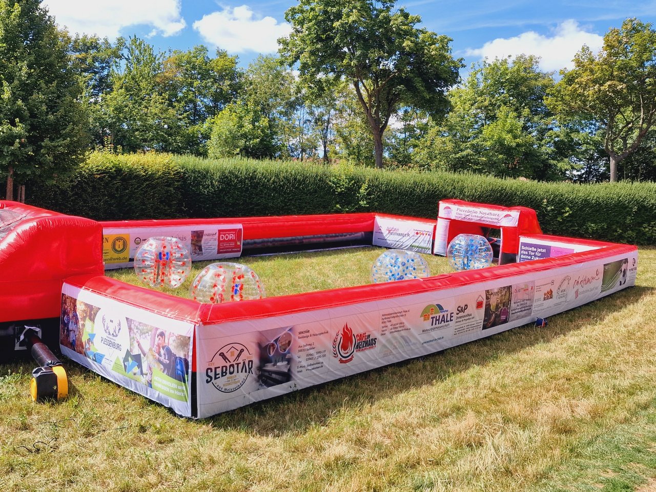 Große aufblasbare Bubble Ball Arena