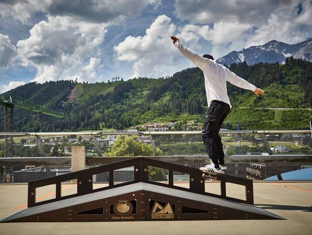 Mobiler Mini Skatepark