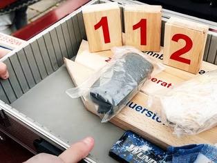 Ausbildungskoffer Set Feuerwehr Einblick 112