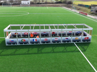 speed goal auf kunstrasenplatz