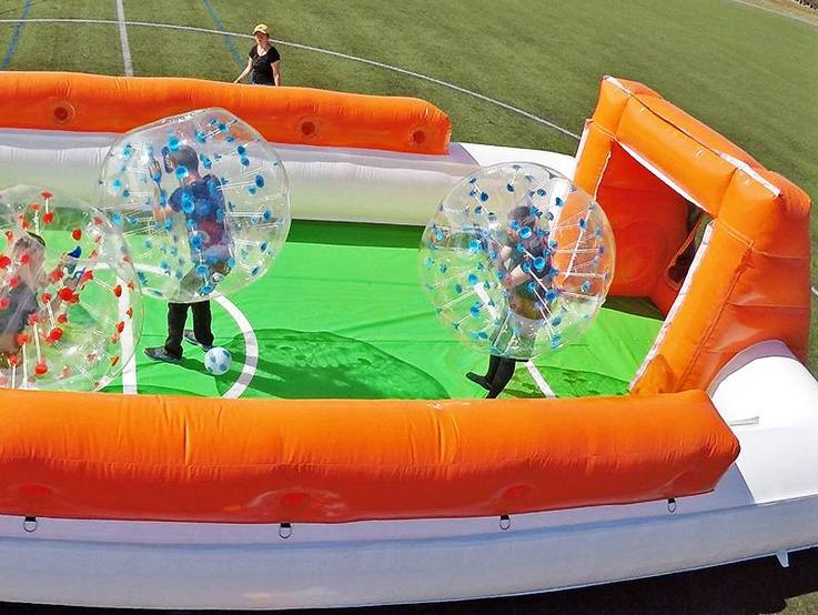 Bubble Kicker in Aktion für den TV Hechtsheim 1882 e. V.