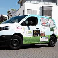 Folierter gesponsorter Toyota Proace City für die Arbeitsgemeinschaft Neues Leben Hennef e. V.